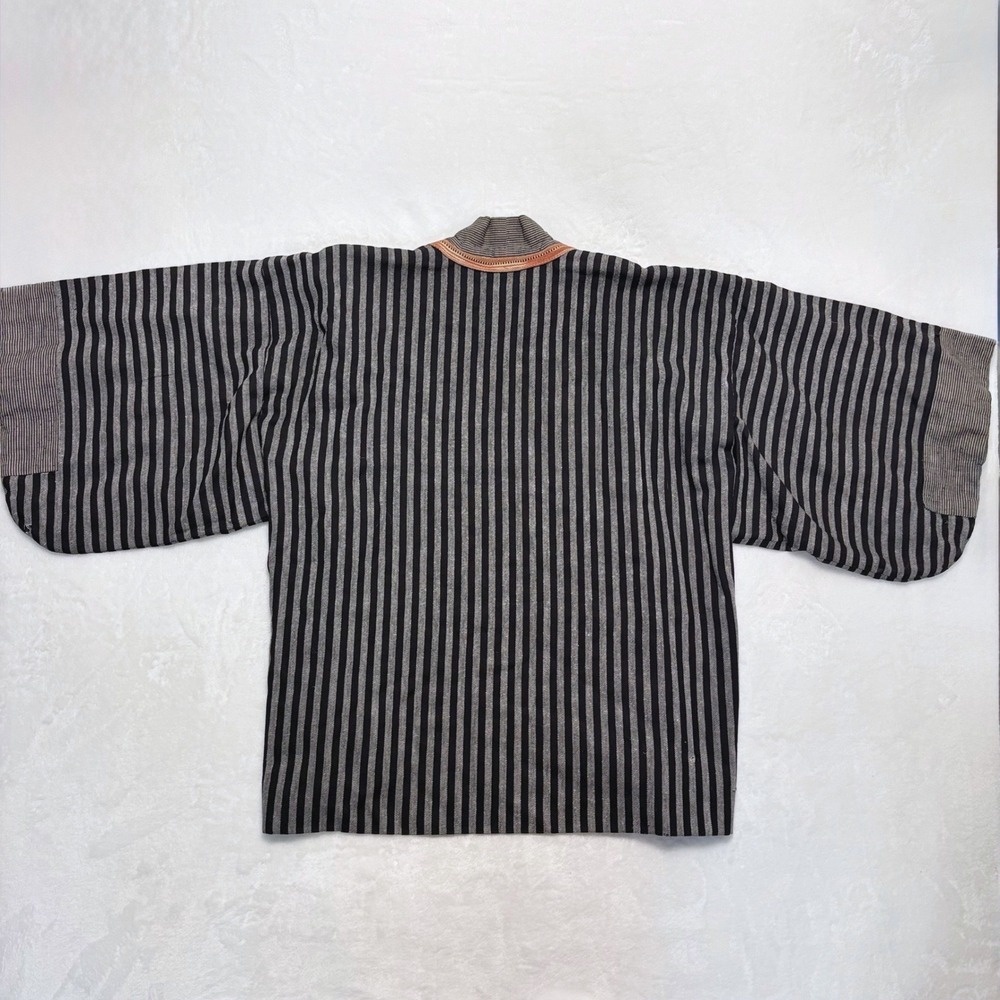 RARE Sandra Betzina Kimono Haori Jacket Black White Artisan Avant-Garde OOAK - Picture 4 of 14